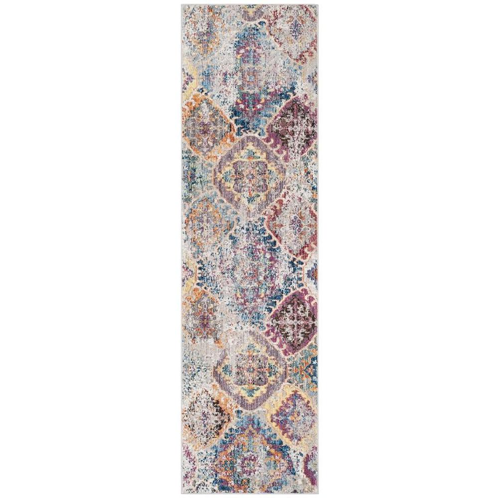 BRISTOL, BLUE / LIGHT GREY, 2'-3" X 8', Area Rug, BTL351D-28. Picture 1