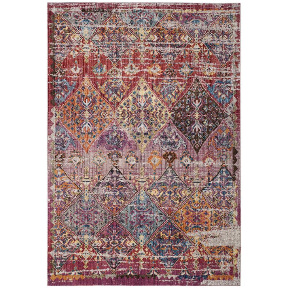 BRISTOL, ROSE / MULTI, 4' X 6', Area Rug. Picture 1