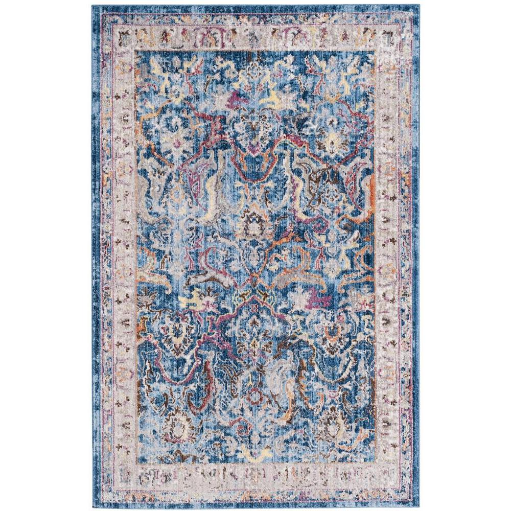 BRISTOL, BLUE / LIGHT GREY, 4' X 6', Area Rug, BTL357C-4. Picture 1