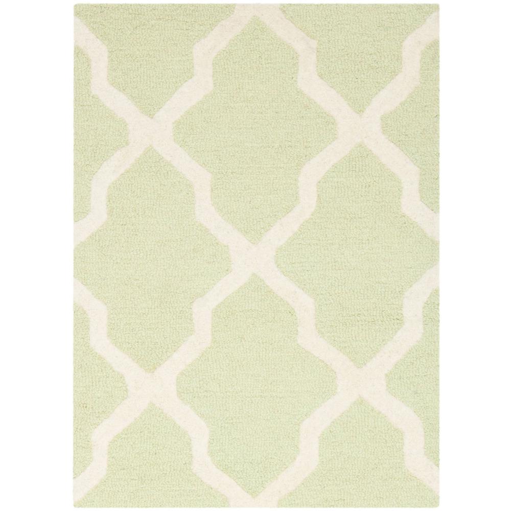 CAMBRIDGE, LIGHT GREEN / IVORY, 2' X 3', Area Rug, CAM121B-2. Picture 1