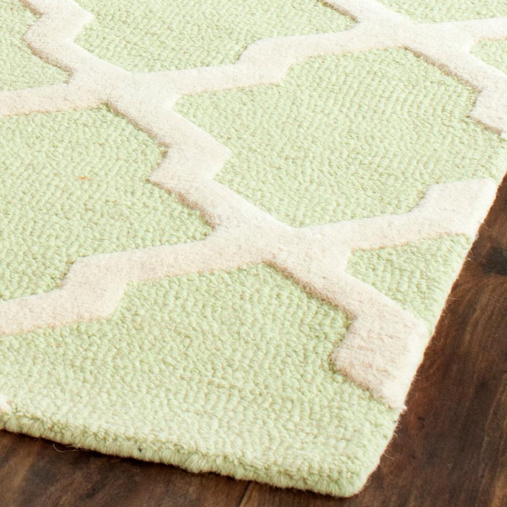 CAMBRIDGE, LIGHT GREEN / IVORY, 10' X 14', Area Rug, CAM121B-10. Picture 1