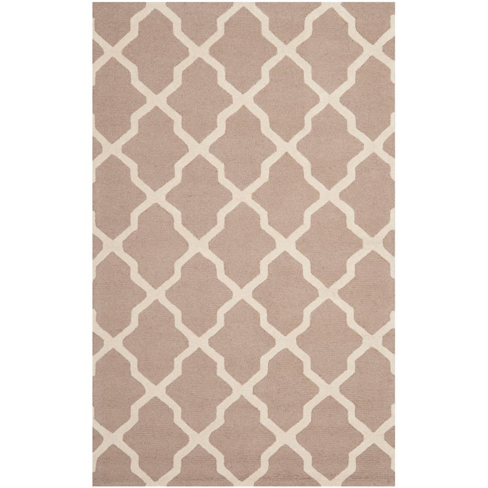 CAMBRIDGE, BEIGE / IVORY, 5' X 8', Area Rug, CAM121J-5. Picture 1