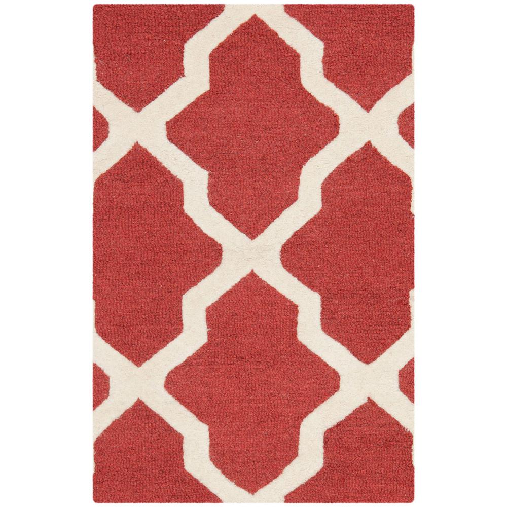 CAMBRIDGE, RUST / IVORY, 2' X 3', Area Rug, CAM121L-2. Picture 1