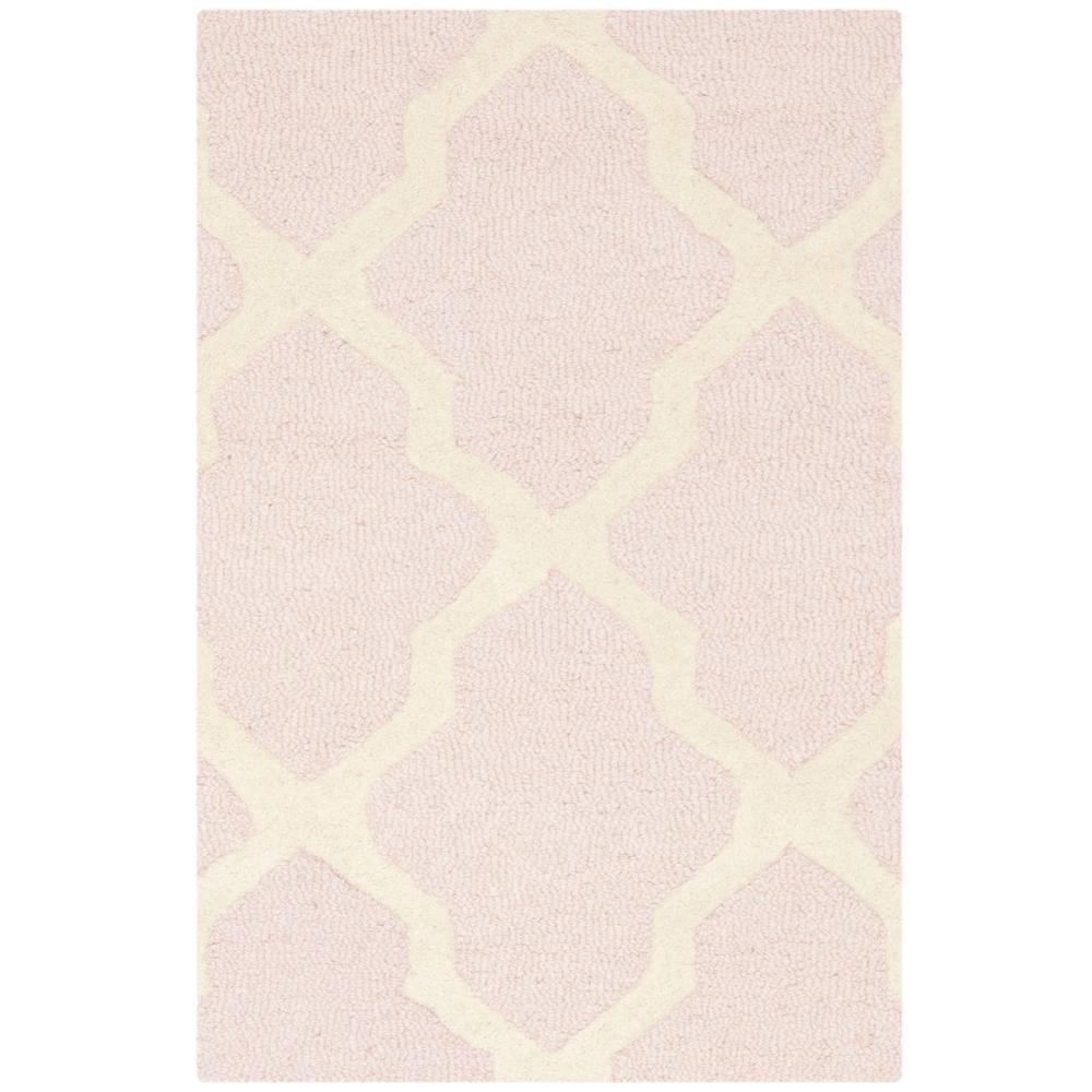 CAMBRIDGE, LIGHT PINK / IVORY, 2' X 3', Area Rug, CAM121M-2. Picture 1