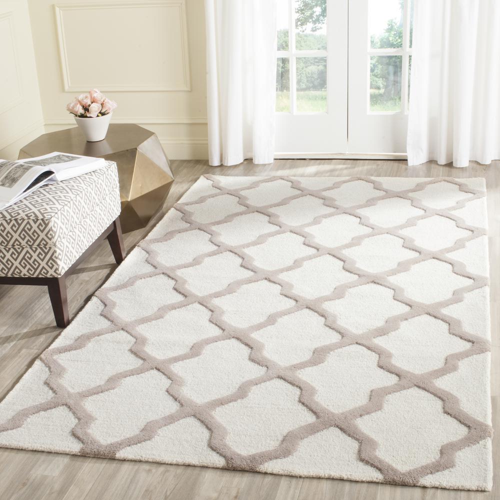 CAMBRIDGE, IVORY / BEIGE, 5' X 8', Area Rug, CAM121P-5. Picture 3
