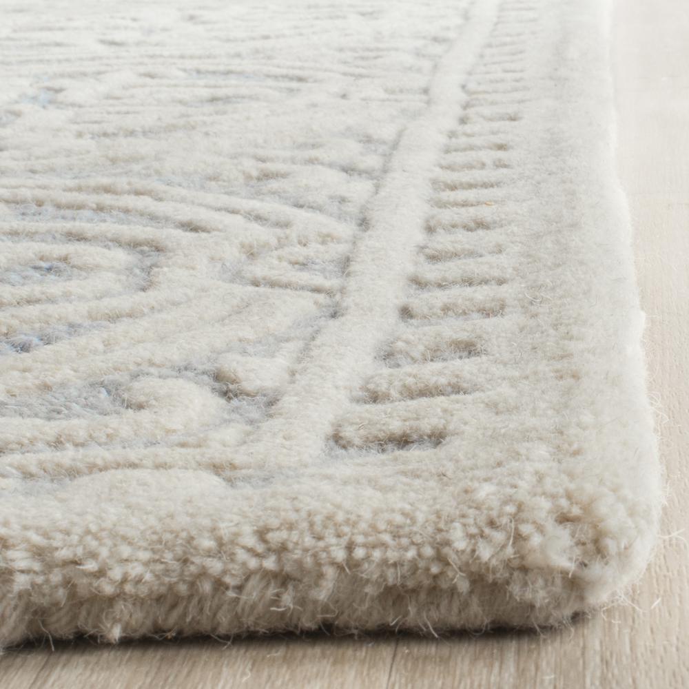 CAMBRIDGE, LIGHT BLUE / IVORY, 5' X 8', Area Rug, CAM123A-5. Picture 2