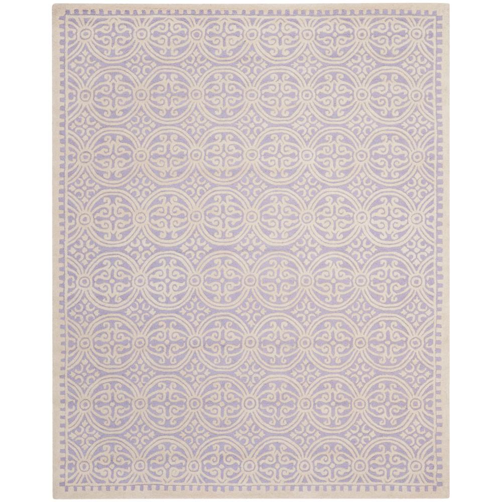 CAMBRIDGE, LAVANDER / IVORY, 10' X 14', Area Rug, CAM123C-10. Picture 1