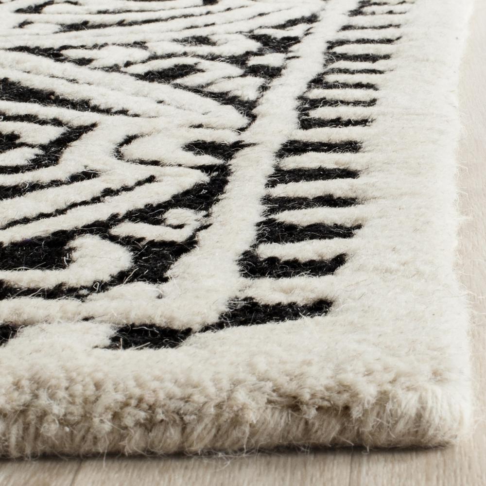 CAMBRIDGE, BLACK / IVORY, 5' X 8', Area Rug, CAM123E-5. Picture 1