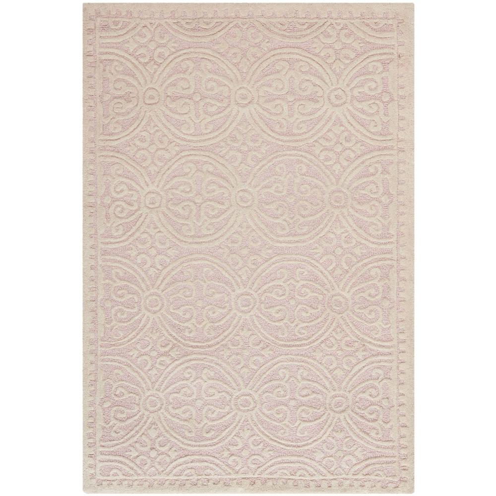 CAMBRIDGE, LIGHT PINK / IVORY, 3' X 5', Area Rug, CAM123M-3. Picture 1