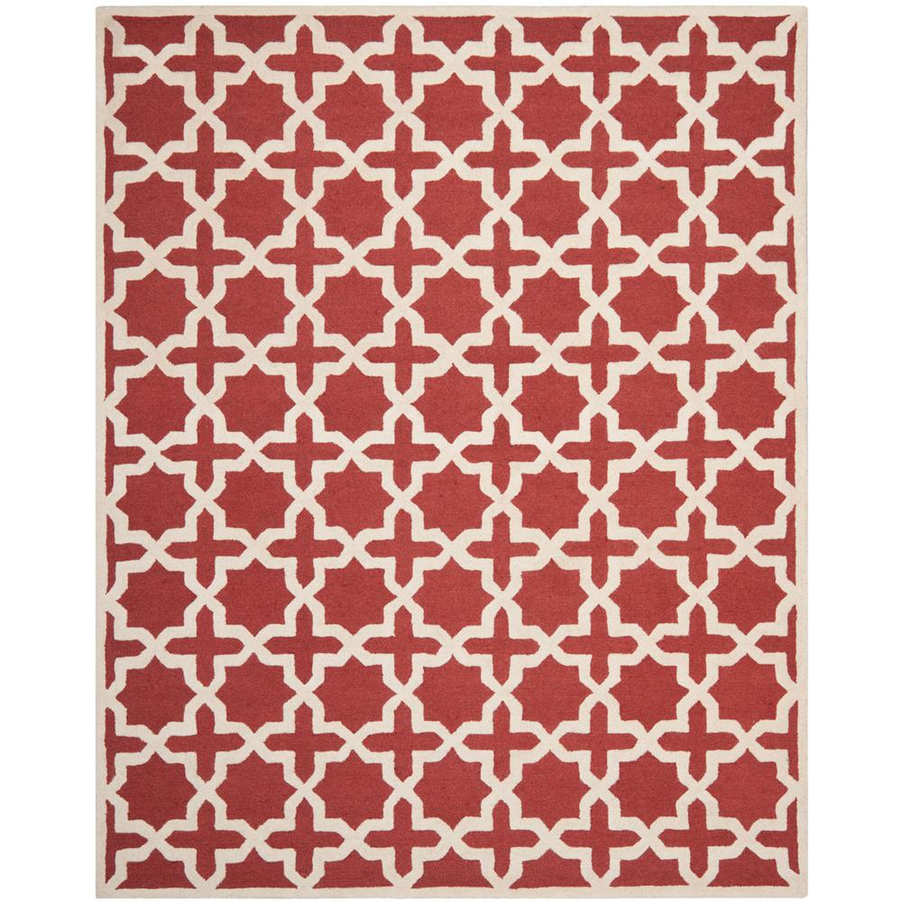 CAMBRIDGE, RUST / IVORY, 8' X 10', Area Rug, CAM125L-8. Picture 1