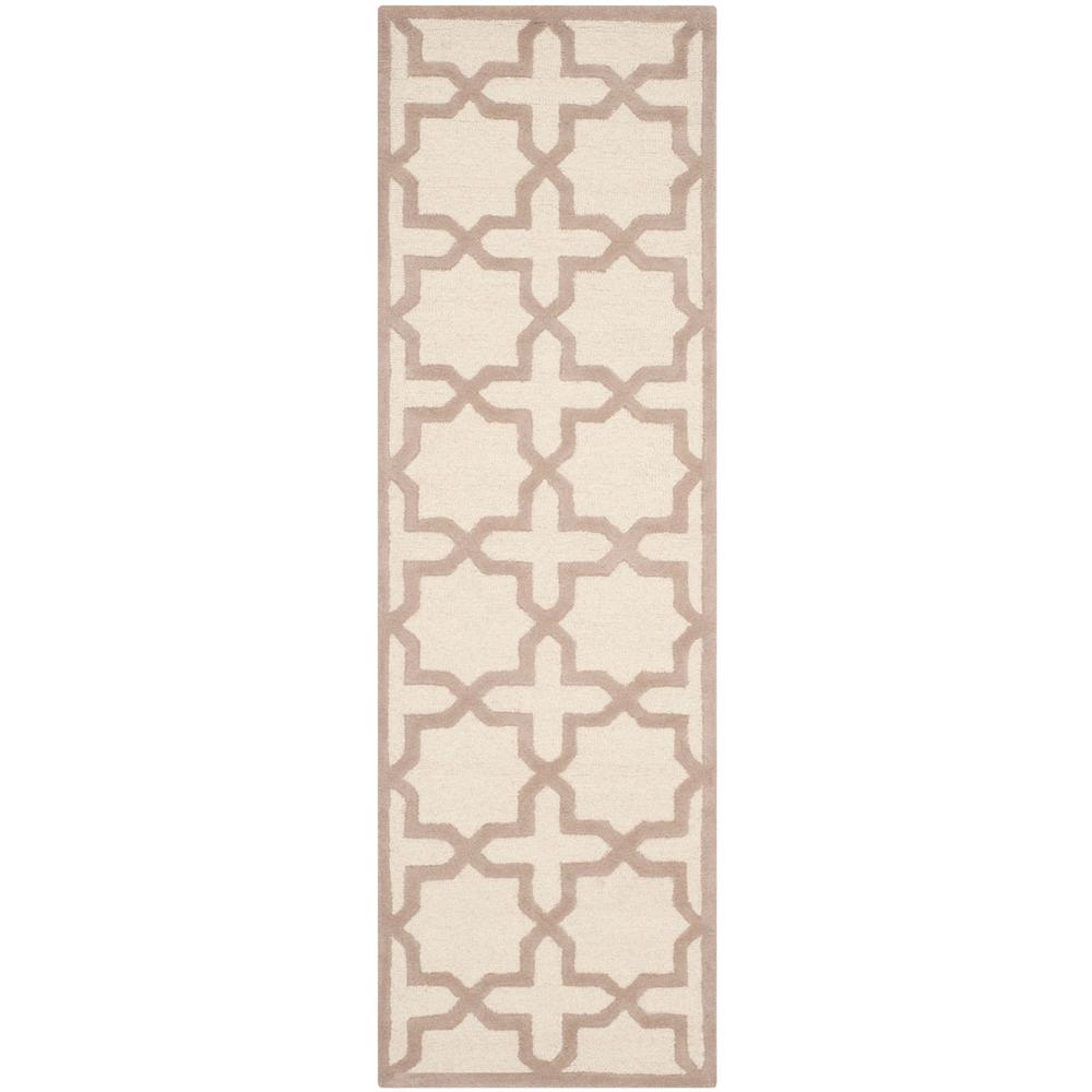 CAMBRIDGE, IVORY / BEIGE, 2'-6" X 8', Area Rug, CAM125P-28. Picture 1
