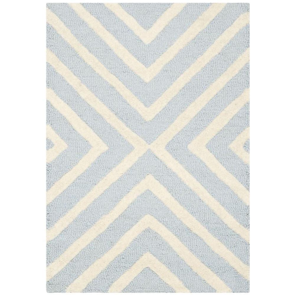 CAMBRIDGE, LIGHT BLUE / IVORY, 2' X 3', Area Rug, CAM129A-2. Picture 1