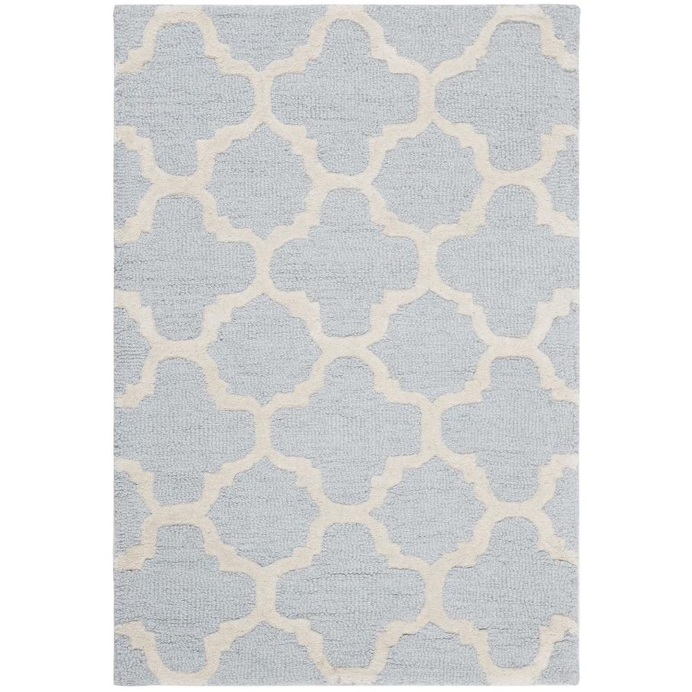 CAMBRIDGE, LIGHT BLUE / IVORY, 2' X 3', Area Rug, CAM130A-2. Picture 1