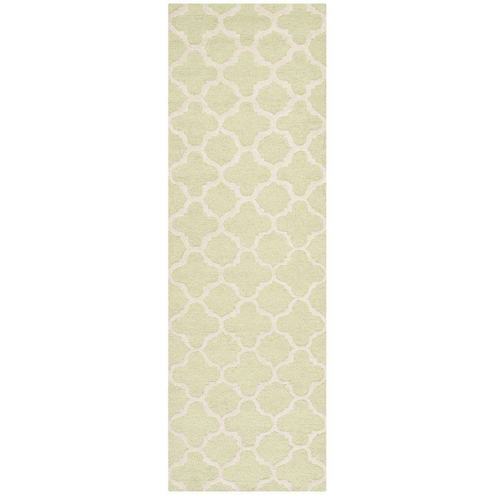 CAMBRIDGE, LIGHT GREEN / IVORY, 2'-6" X 8', Area Rug, CAM130B-28. Picture 1