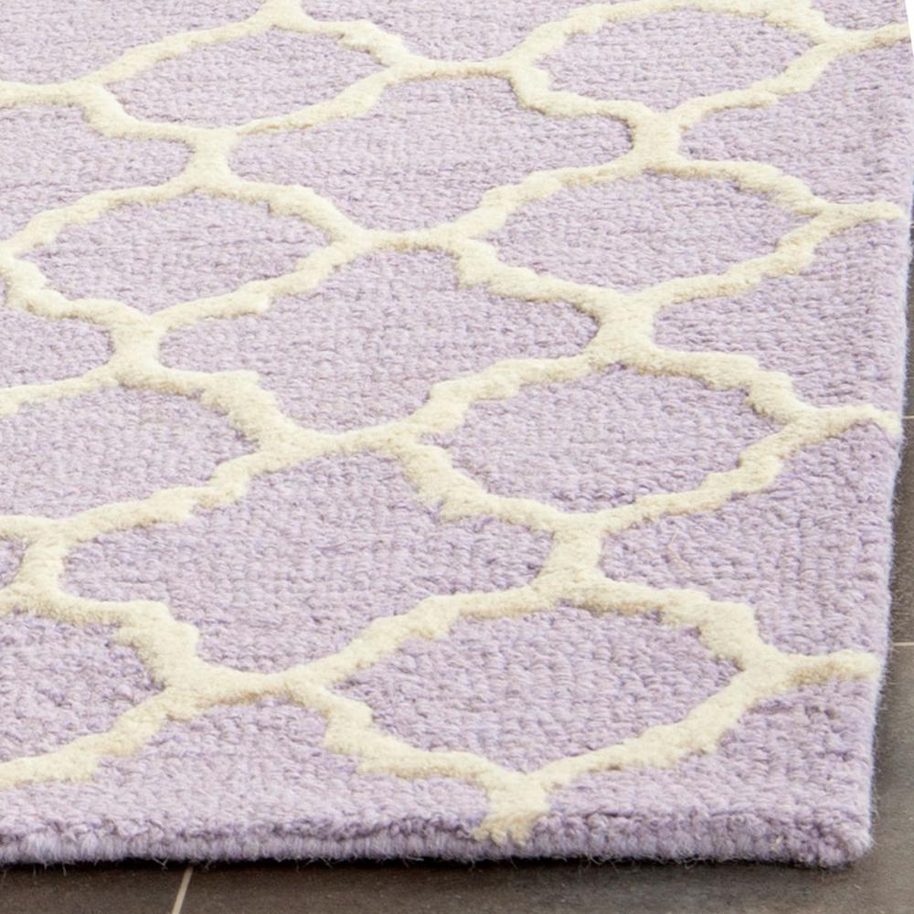 CAMBRIDGE, LAVANDER / IVORY, 6' X 9', Area Rug, CAM130C-6. Picture 1