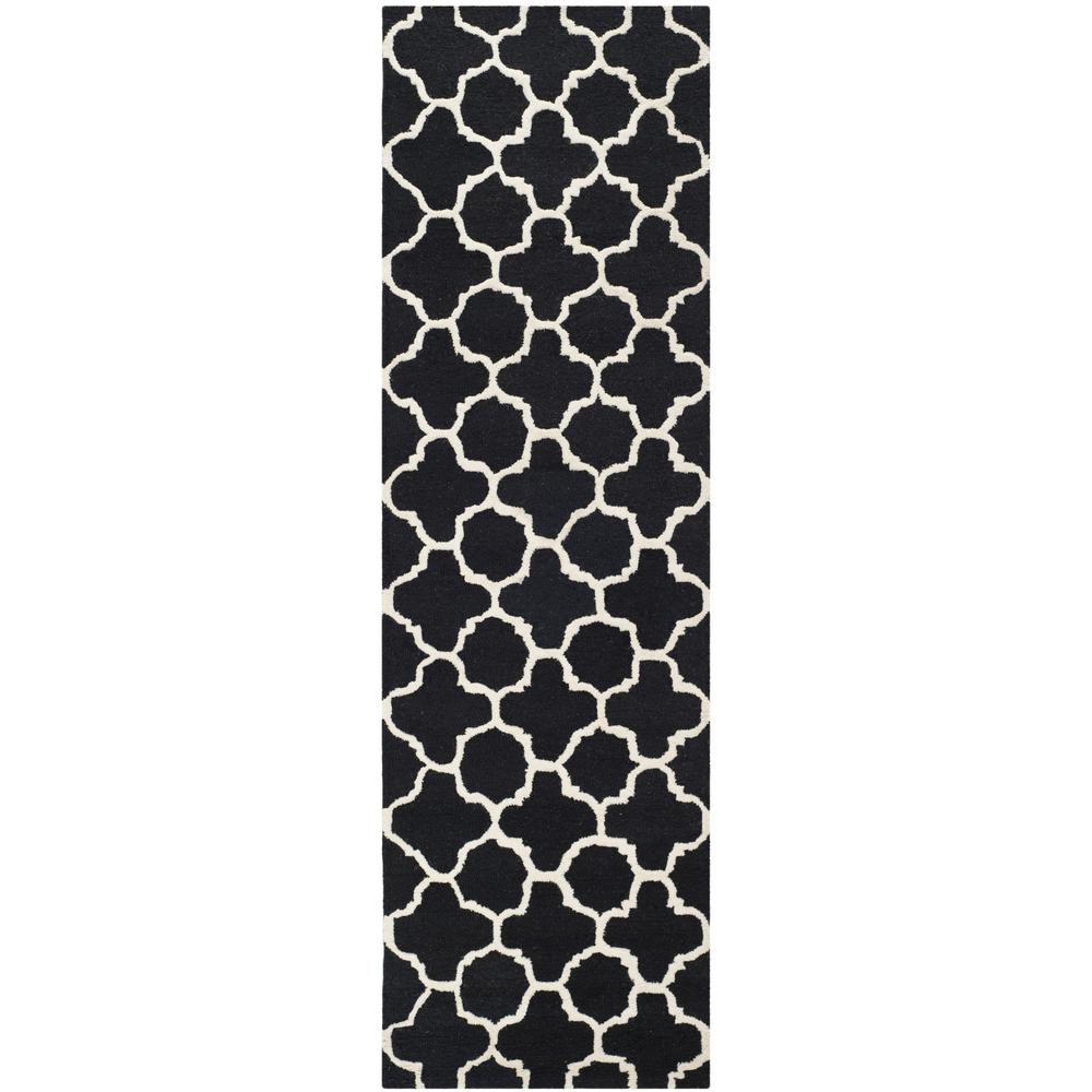 CAMBRIDGE, BLACK / IVORY, 2' X 3', Area Rug, CAM130E-2. Picture 1