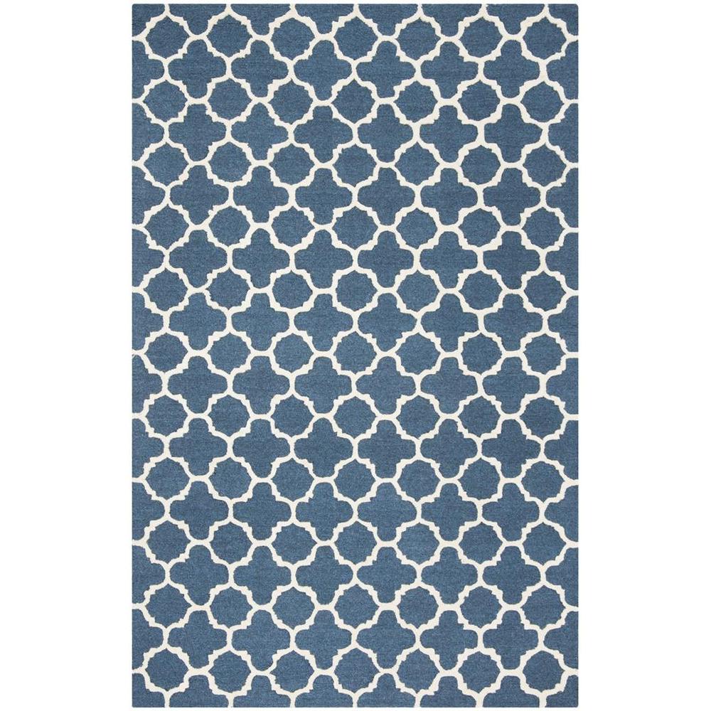 CAMBRIDGE, NAVY / IVORY, 5' X 8', Area Rug, CAM130G-5. Picture 1