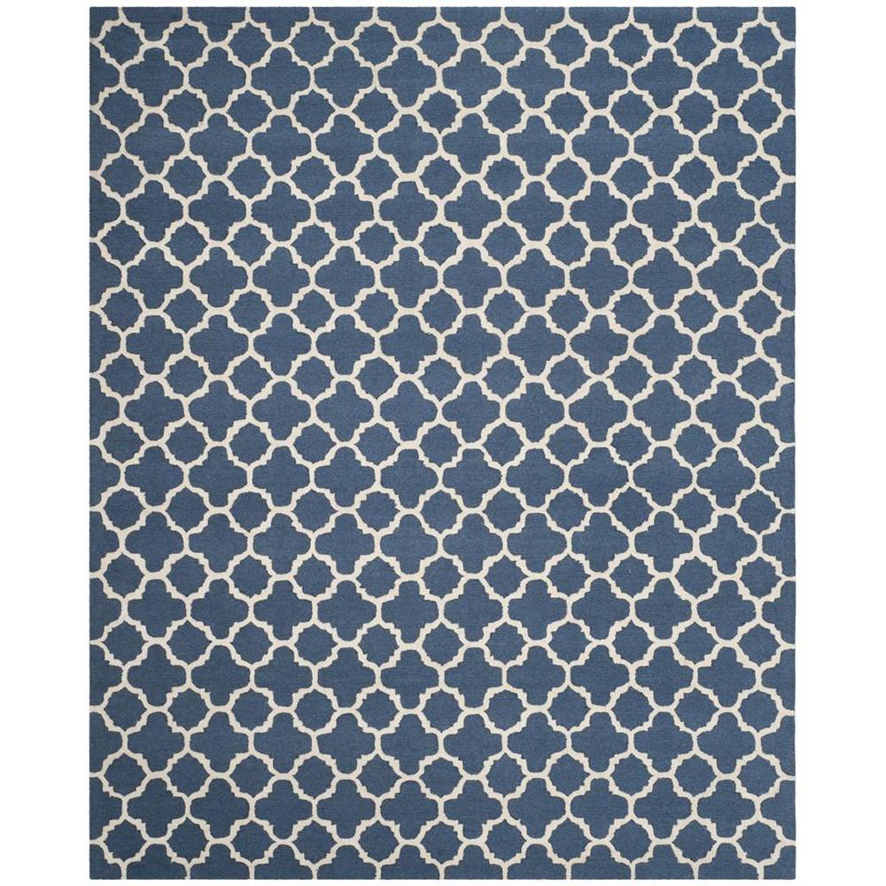 CAMBRIDGE, NAVY / IVORY, 8' X 10', Area Rug, CAM130G-8. Picture 1