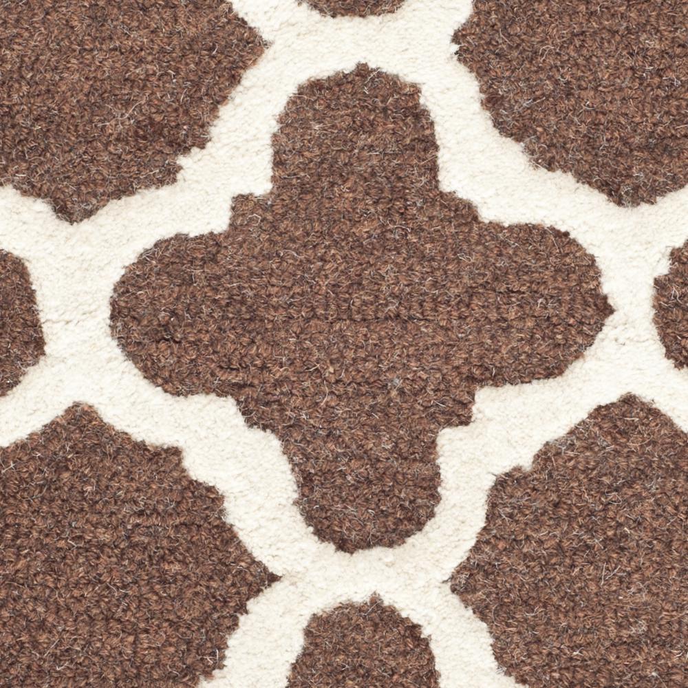 CAMBRIDGE, DARK BROWN / IVORY, 2' X 3', Area Rug, CAM130H-2. Picture 2