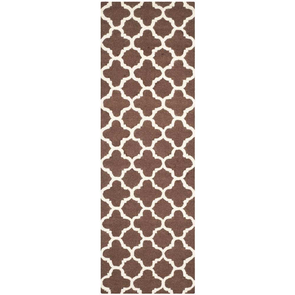 CAMBRIDGE, DARK BROWN / IVORY, 2' X 3', Area Rug, CAM130H-2. Picture 7