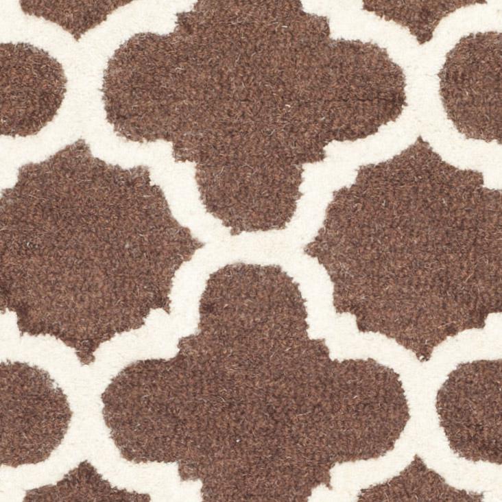 CAMBRIDGE, DARK BROWN / IVORY, 2' X 3', Area Rug, CAM130H-2. Picture 5