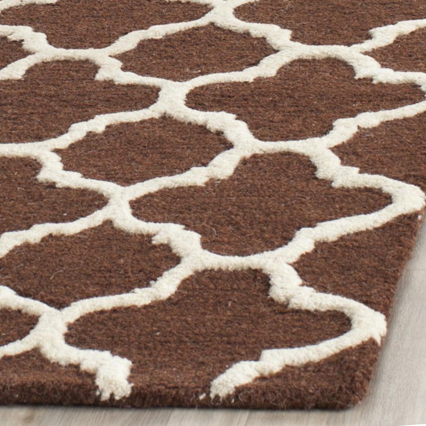 CAMBRIDGE, DARK BROWN / IVORY, 2' X 3', Area Rug, CAM130H-2. Picture 8