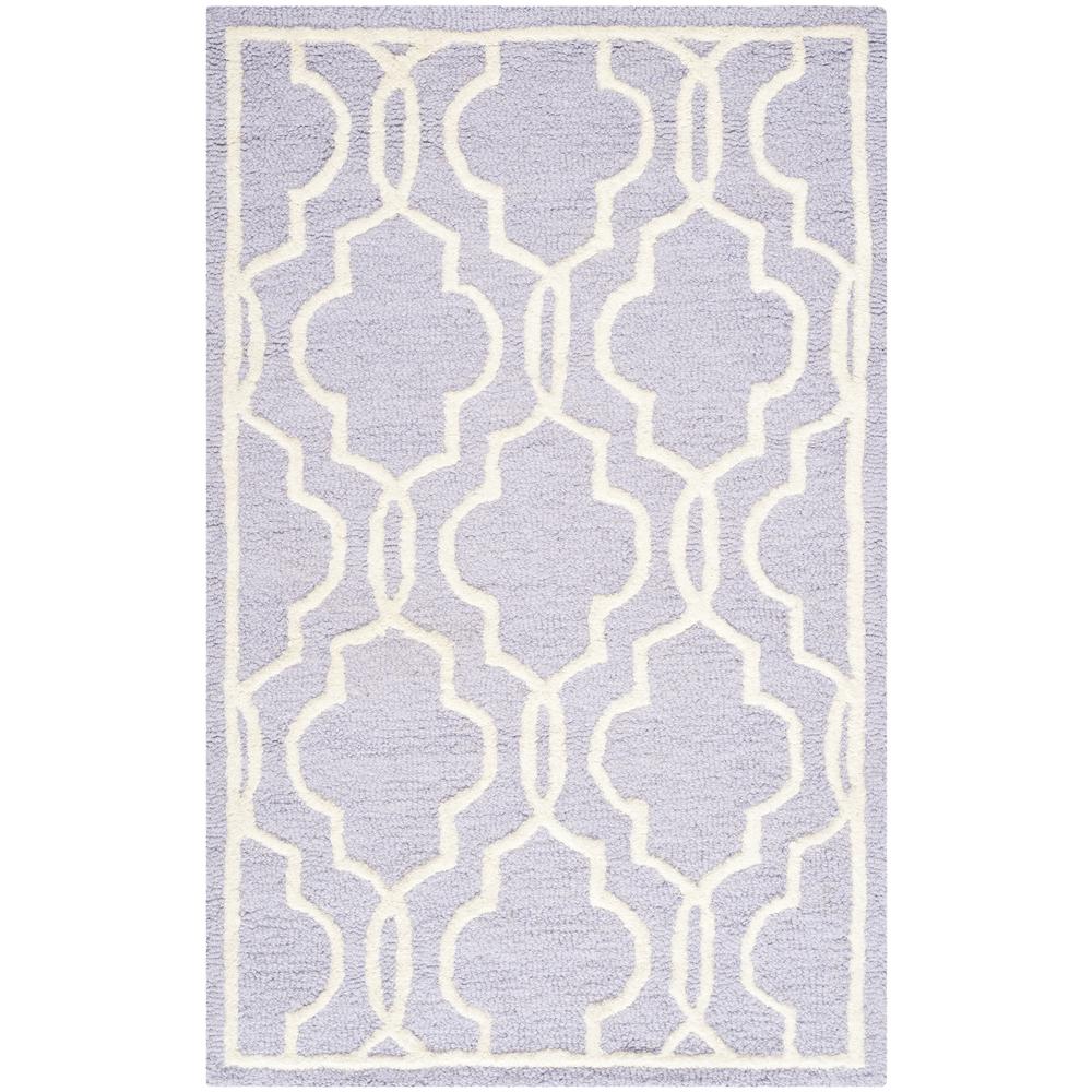 CAMBRIDGE, LAVANDER / IVORY, 2' X 3', Area Rug, CAM131C-2. Picture 4