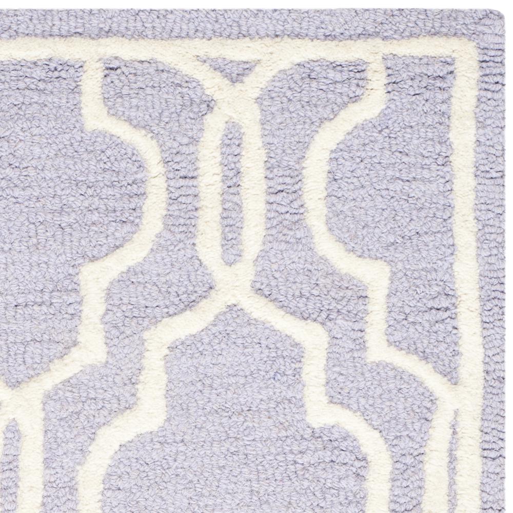 CAMBRIDGE, LAVANDER / IVORY, 2' X 3', Area Rug, CAM131C-2. Picture 3