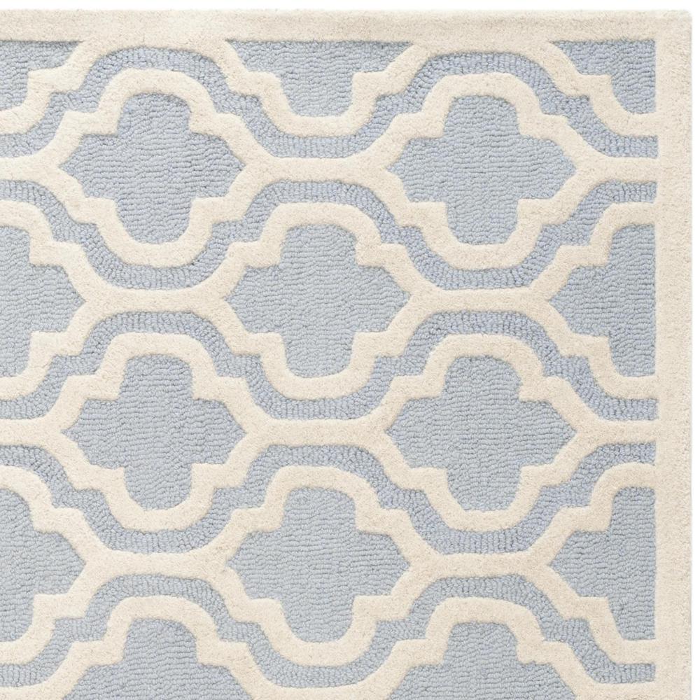 CAMBRIDGE, LIGHT BLUE / IVORY, 6' X 6' Square, Area Rug, CAM132A-6SQ. Picture 1