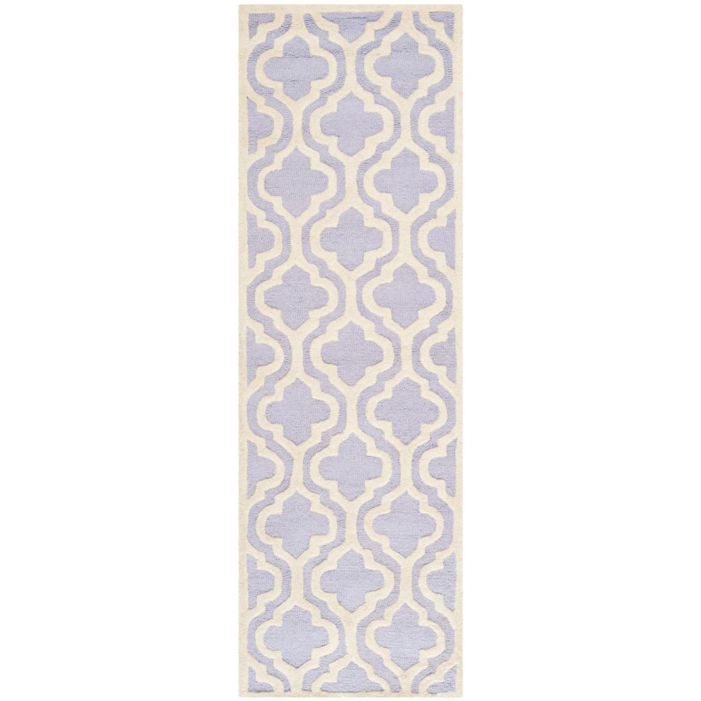 CAMBRIDGE, LAVANDER / IVORY, 2'-6" X 8', Area Rug, CAM132C-28. Picture 1