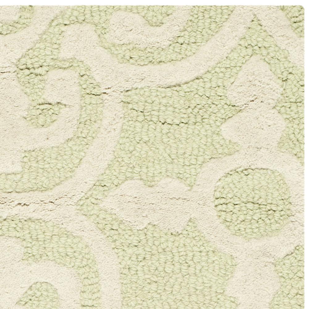 CAMBRIDGE, LIGHT GREEN / IVORY, 2' X 3', Area Rug, CAM133B-2. Picture 3