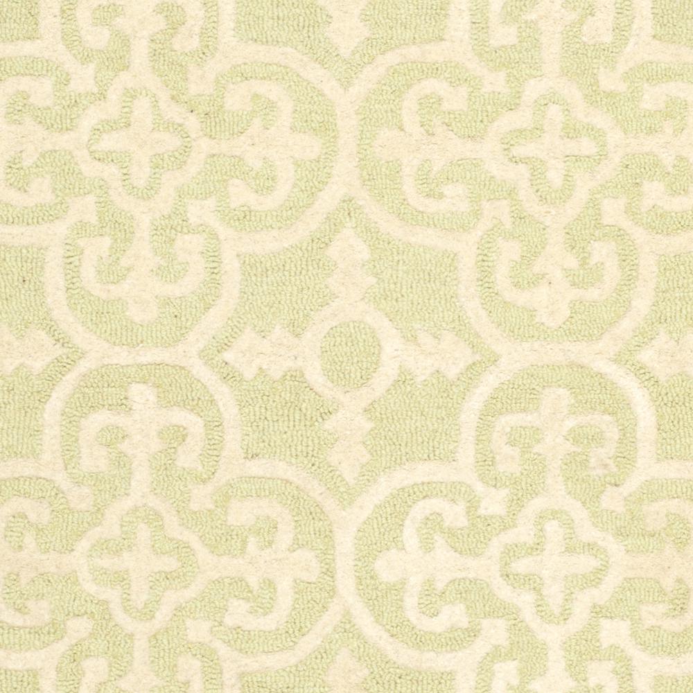 CAMBRIDGE, LIGHT GREEN / IVORY, 8' X 10', Area Rug, CAM133B-8. Picture 2