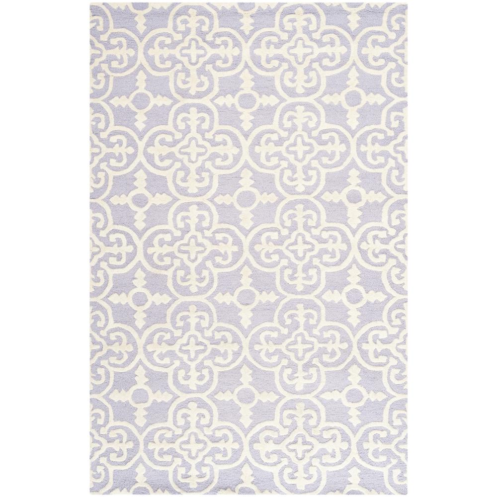 CAMBRIDGE, LAVANDER / IVORY, 4' X 6', Area Rug, CAM133C-4. Picture 1