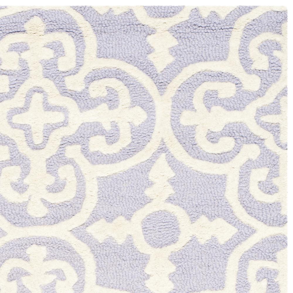 CAMBRIDGE, LAVANDER / IVORY, 5' X 8', Area Rug, CAM133C-5. Picture 3