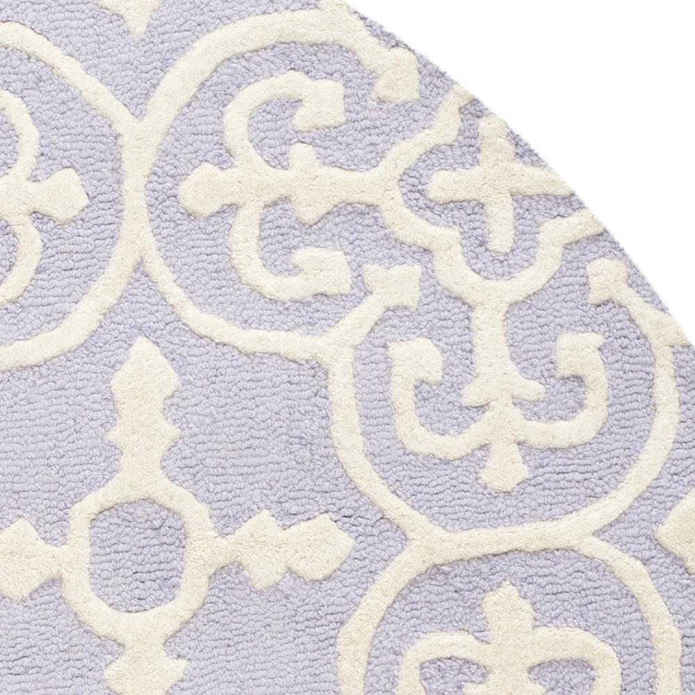 CAMBRIDGE, LAVANDER / IVORY, 6' X 9', Area Rug, CAM133C-6. Picture 3