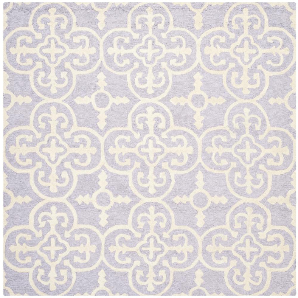 CAMBRIDGE, LAVANDER / IVORY, 6' X 9', Area Rug, CAM133C-6. Picture 1