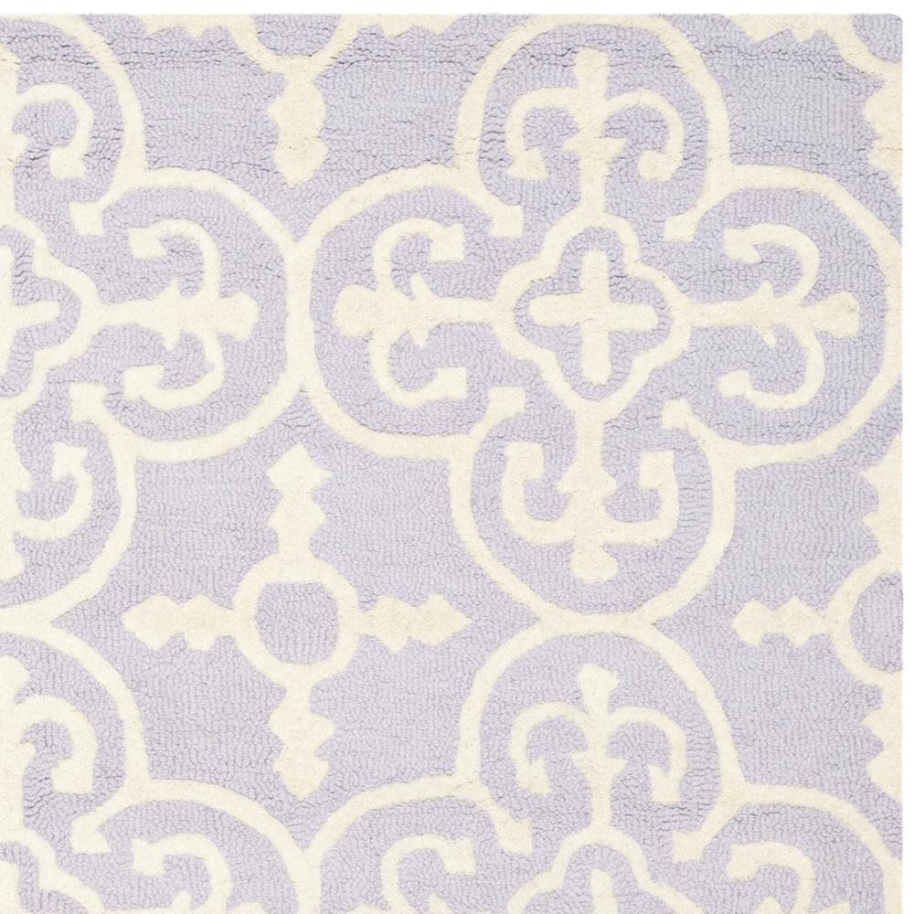 CAMBRIDGE, LAVANDER / IVORY, 6' X 9', Area Rug, CAM133C-6. Picture 8
