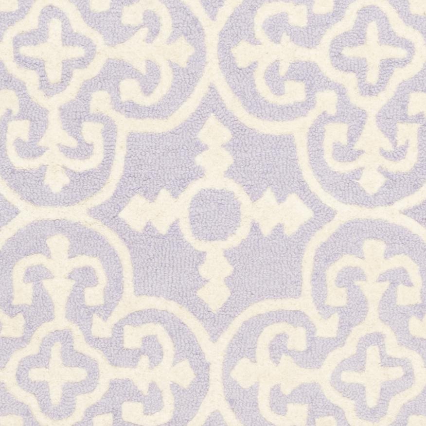 CAMBRIDGE, LAVANDER / IVORY, 8' X 10', Area Rug, CAM133C-8. Picture 2