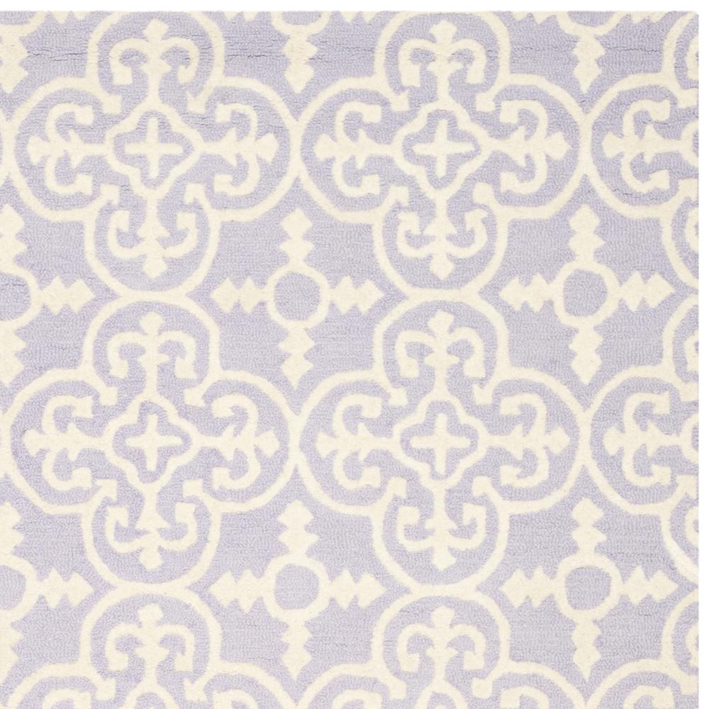 CAMBRIDGE, LAVANDER / IVORY, 8' X 10', Area Rug, CAM133C-8. Picture 3