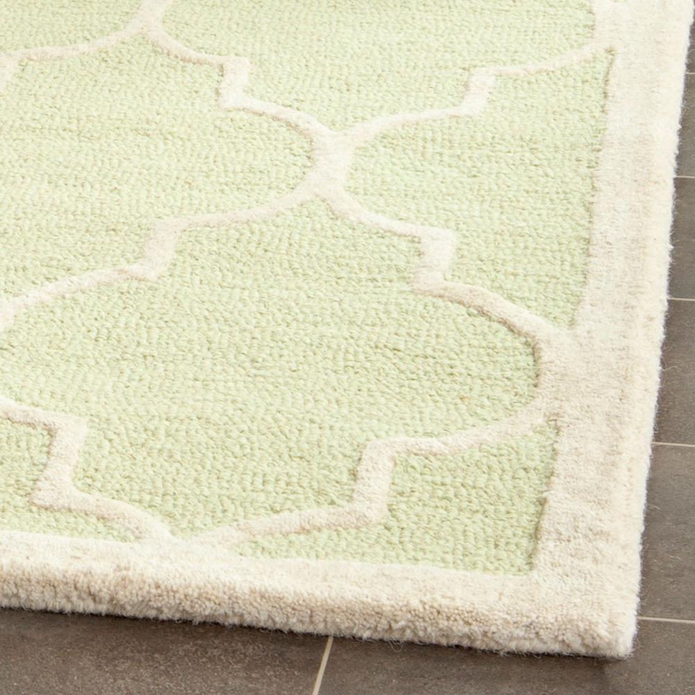 CAMBRIDGE, LIGHT GREEN / IVORY, 6' X 9', Area Rug, CAM134B-6. Picture 1