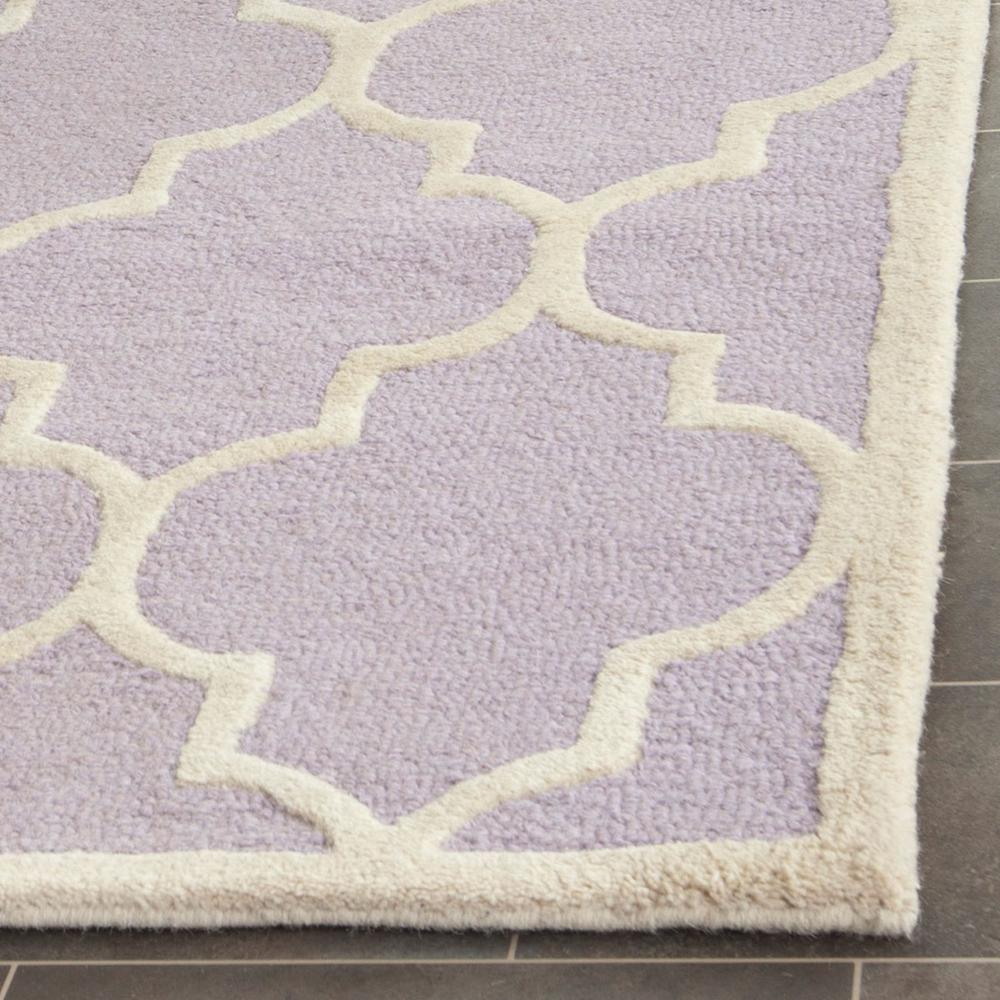 CAMBRIDGE, LAVANDER / IVORY, 2'-6" X 12', Area Rug, CAM134C-212. Picture 1