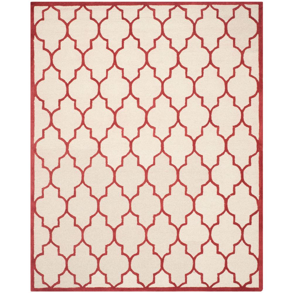 CAMBRIDGE, IVORY / RUST, 8' X 10', Area Rug, CAM134I-8. Picture 1