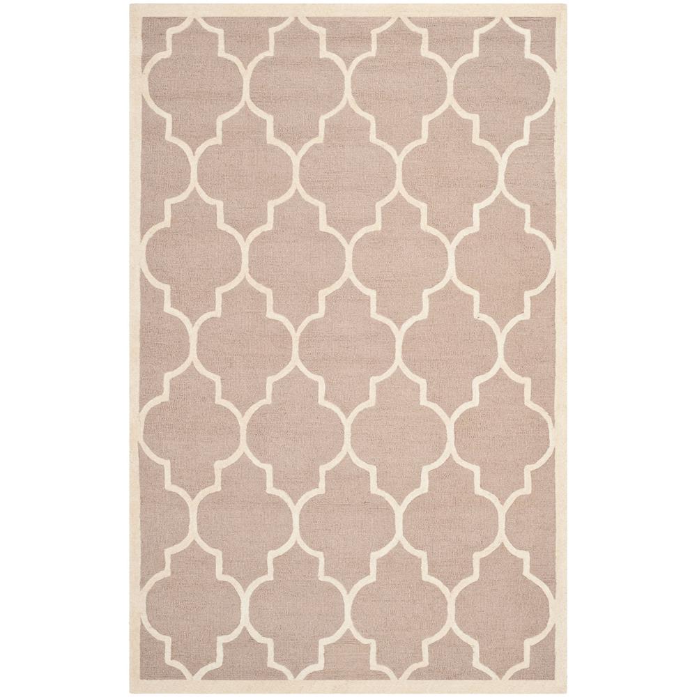 CAMBRIDGE, BEIGE / IVORY, 5' X 8', Area Rug, CAM134J-5. Picture 1