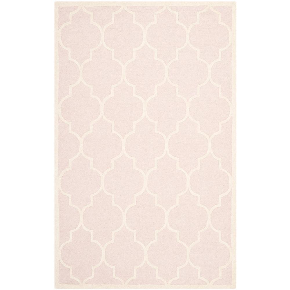 CAMBRIDGE, LIGHT PINK / IVORY, 5' X 8', Area Rug, CAM134M-5. Picture 1