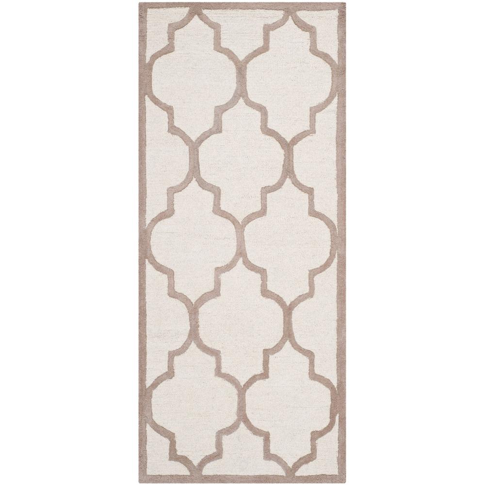 CAMBRIDGE, IVORY / BEIGE, 2'-6" X 6', Area Rug, CAM134P-26. Picture 1