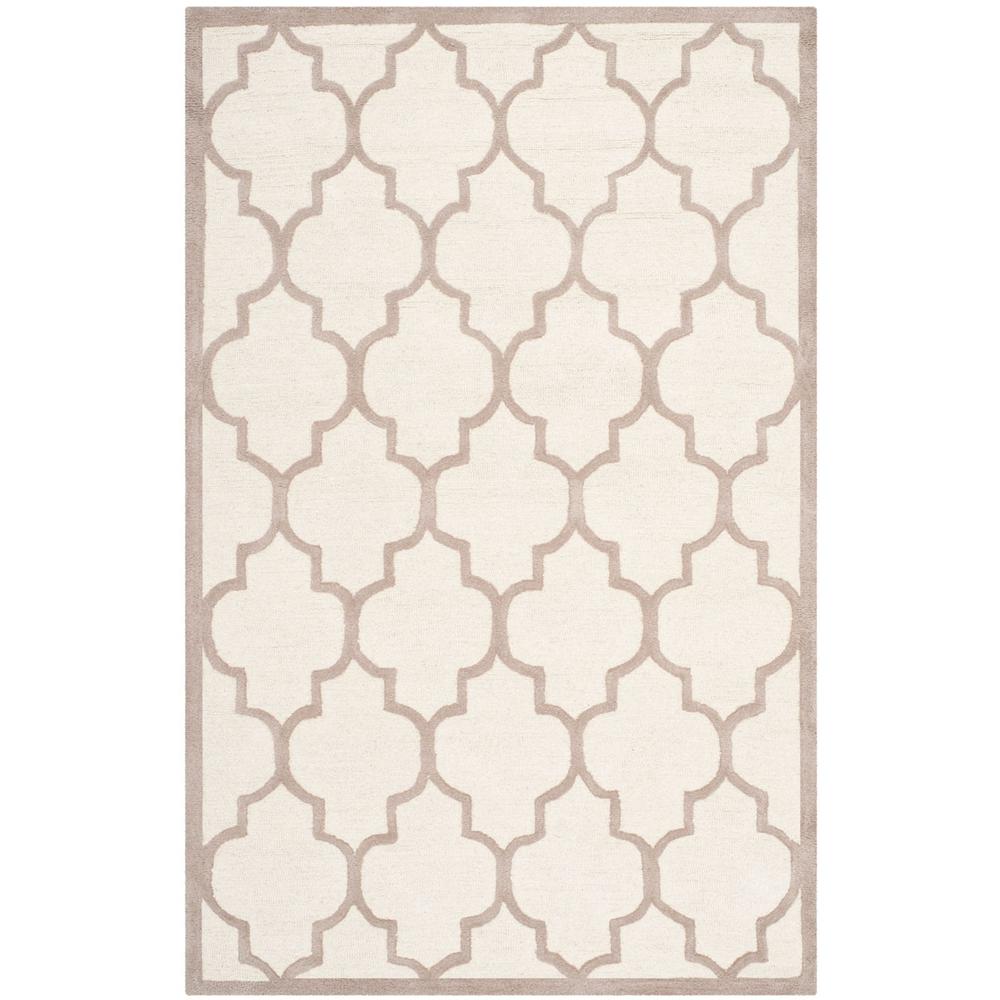 CAMBRIDGE, IVORY / BEIGE, 5' X 8', Area Rug, CAM134P-5. Picture 1