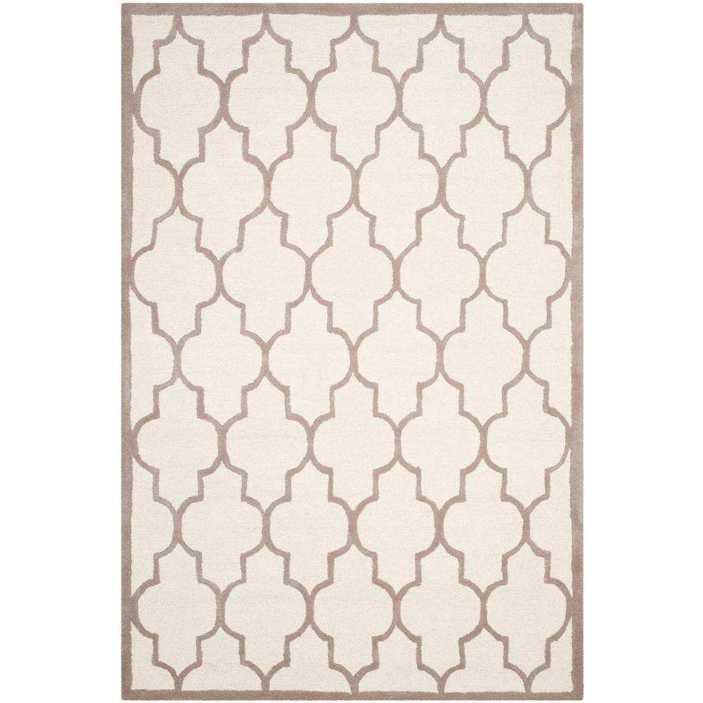 CAMBRIDGE, IVORY / BEIGE, 6' X 9', Area Rug, CAM134P-6. Picture 1