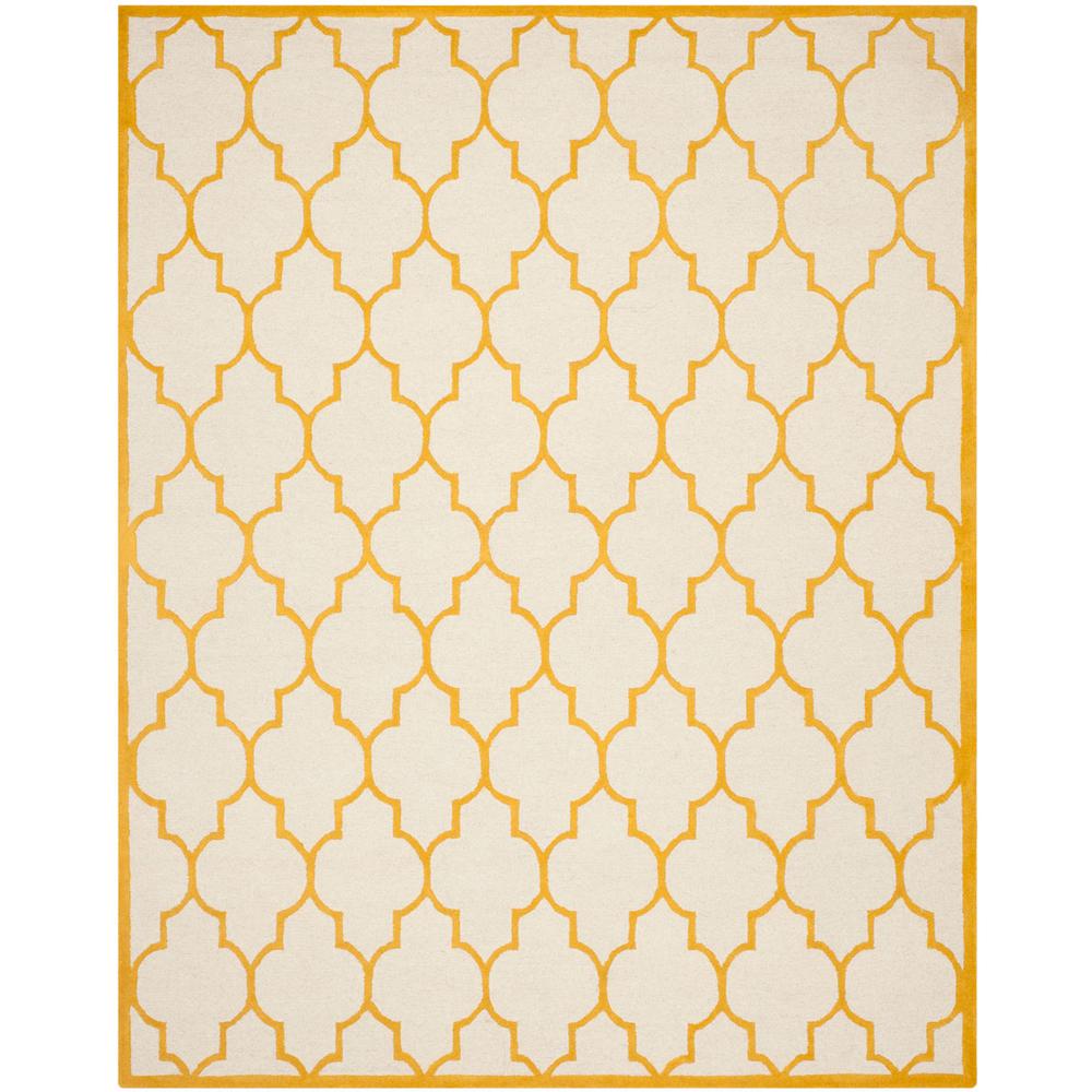 CAMBRIDGE, IVORY / GOLD, 8' X 10', Area Rug, CAM134U-8. Picture 1