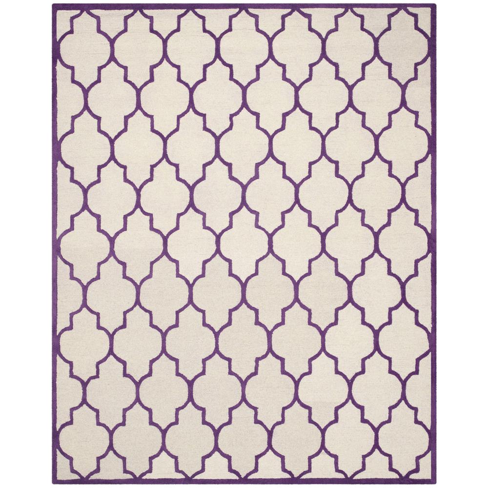 CAMBRIDGE, IVORY / PURPLE, 8' X 10', Area Rug, CAM134V-8. Picture 1