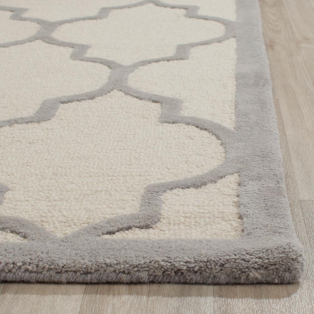 CAMBRIDGE, IVORY / SILVER, 3' X 5', Area Rug, CAM134Y-3. Picture 1